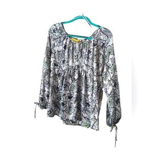 Princess Vera Wang floral blouse women’s medium